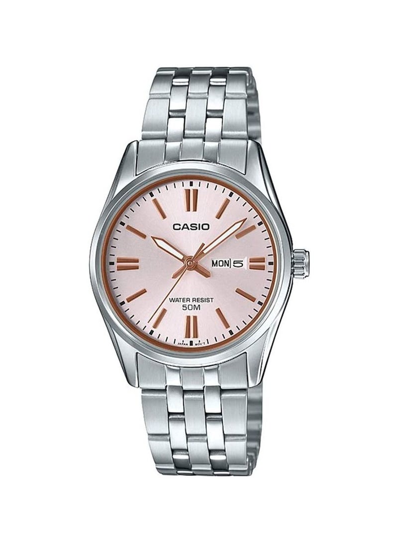CASIO Women's Stainless Steel Analog Watch LTP-1335D-4AVDF - Image 1