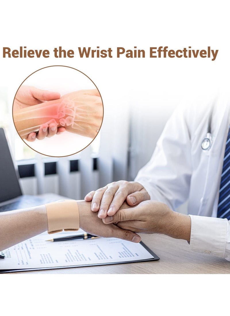 SYOSI Wrist Brace for Carpal Tunnel,  Ultra Slim Wrist Compression Strap, Adjustable Wrist Brace for Daily Wear, Fitness Daily Carpal Wrist Pain Relief Injury Prevention, 2 Pack  - Image 2