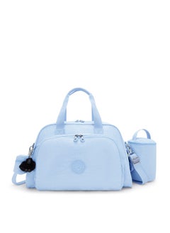 kipling Camama Baby Bag with Changing Mat Cloudy Sky Blue  - Image 1