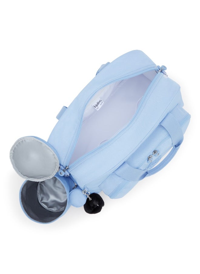 kipling - Camama Baby Bag with Changing Mat Cloudy Sky Blue - Image 1