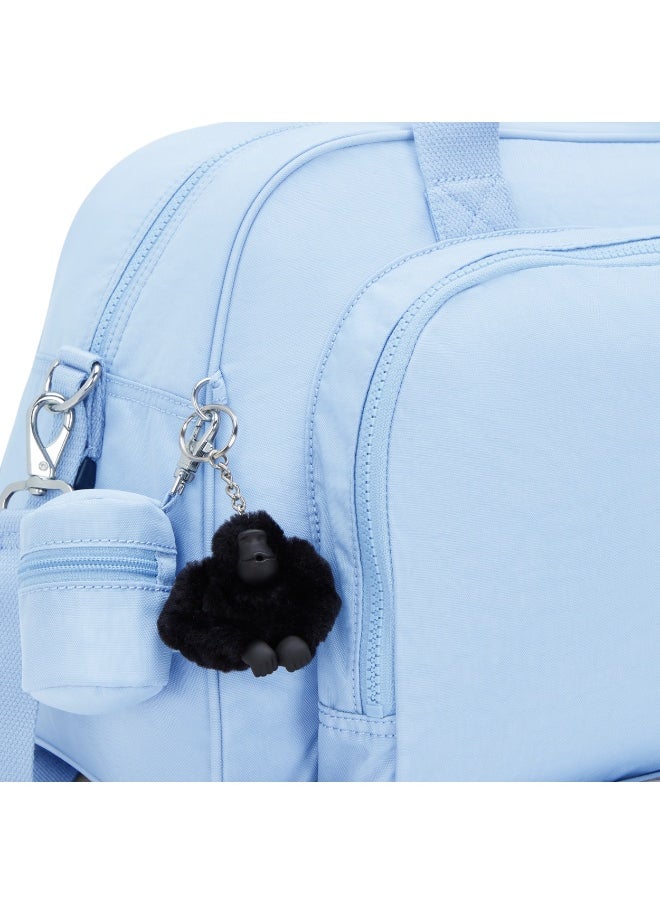 kipling - Camama Baby Bag with Changing Mat Cloudy Sky Blue - Image 1