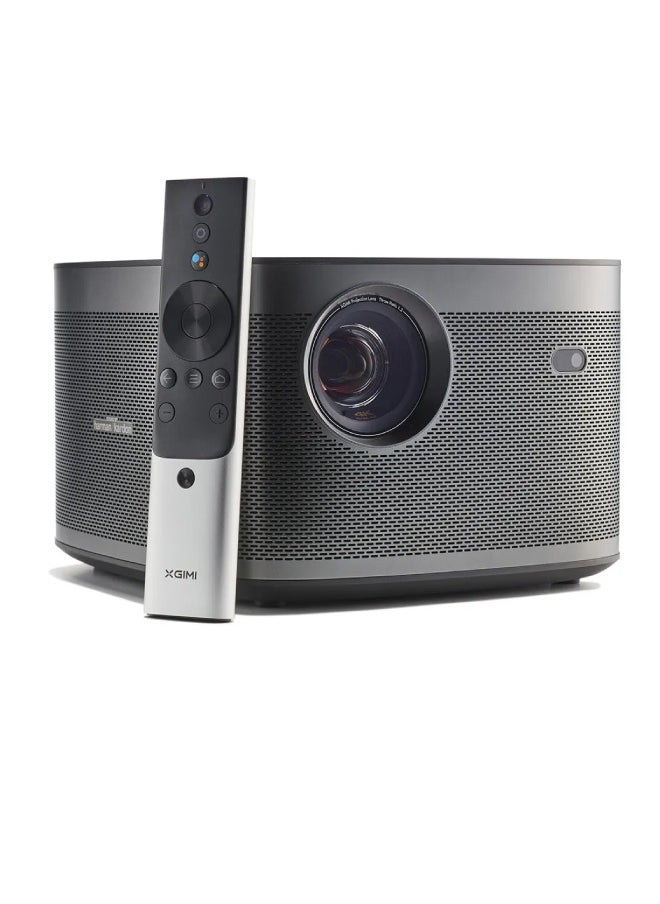 XGIMI - Horizon Full HD Long Throw Projector, 1500 ISO Lumens, Up To 200" Screen Size, For Home/Office, 2x 8W Harman/Kardon Speakers, Dolby Audio, Intelligent Screen Adaptation - Space Grey - Image 1