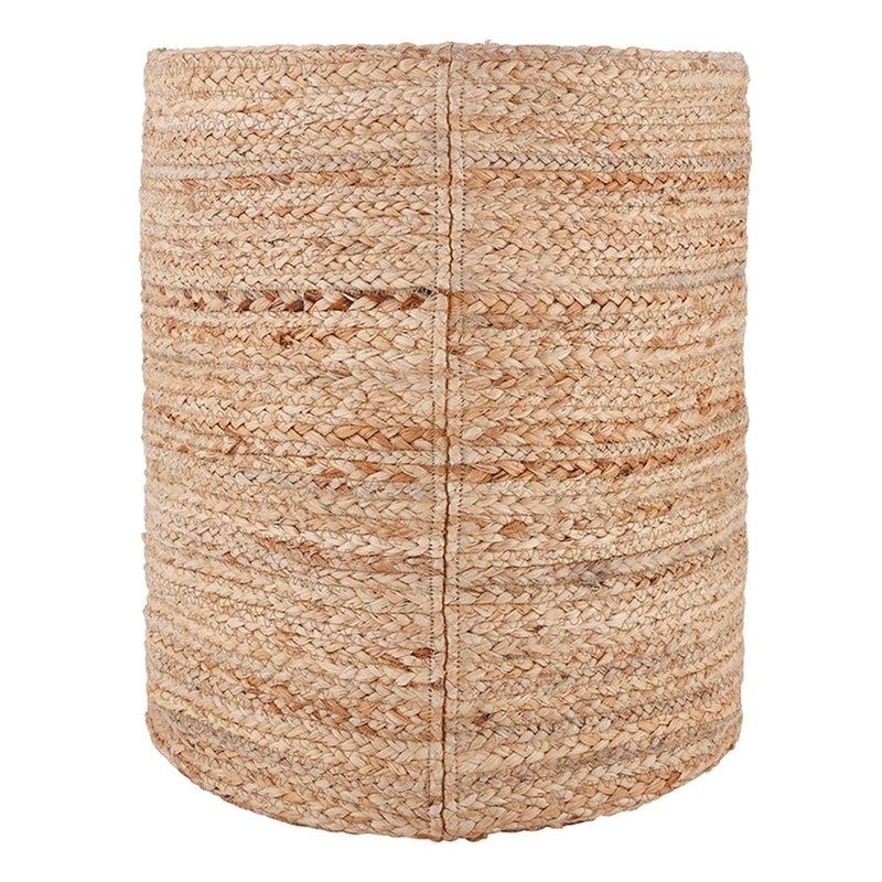 Santa Barbara Design Studio Baskets - Large Round Braided Jute Storage Basket, 14" x 18", Heart - Image 5