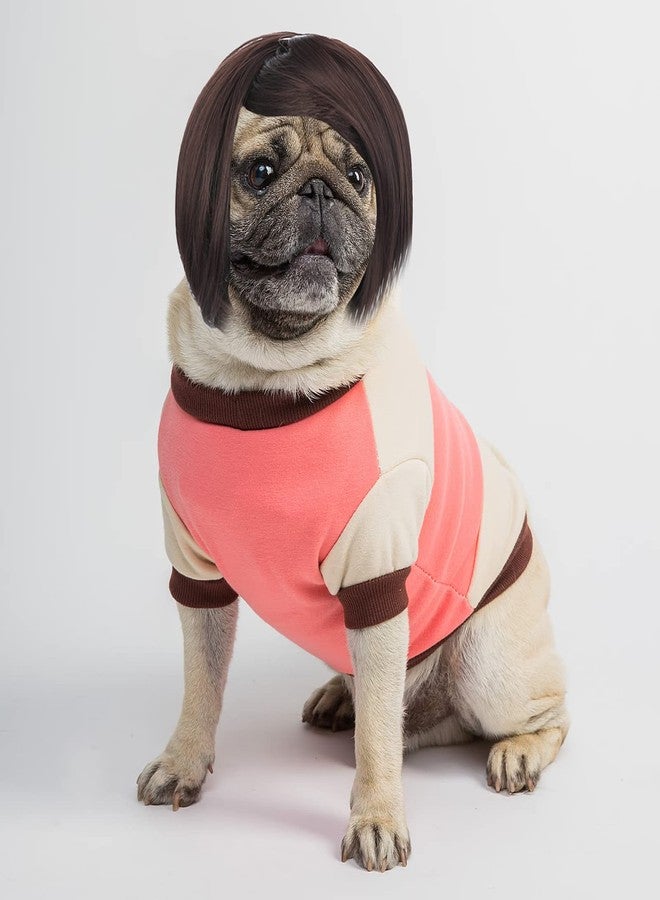Cobee Funny Dog Cat Cosplay Wig, Pet Wig-Adjustable Costume Pet Funny Headwear Costumes Headgear for Small Medium Large Dog Cat Wigs Dress Up Decorations for Halloween, Christmas, Parties, Festivals - Image 4