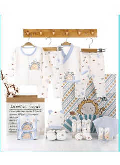 Gonice 18PCS Newborn Baby Gift Set, Newborn Layette Gift Set for Boys and Girls, Babies Essential Clothes Accessories with Baby Blanket, 100% Premium Cotton, for Spring Summer Autumn Winter Four Seasons  - Image 3