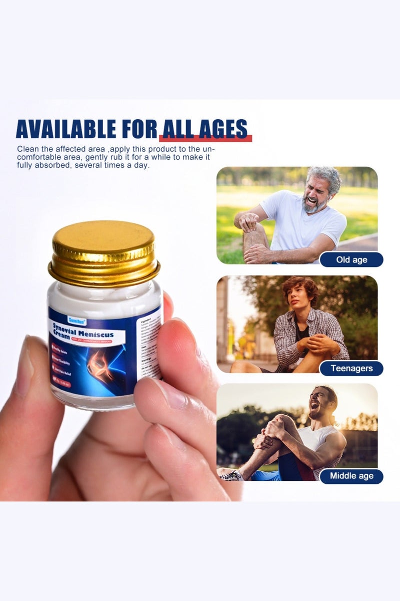 سوميفون مرهم لتخفيف آلام مفصل الركبة، تلف الغضروف الهلالي، كريم التهاب مفاصل الركبة والساق، سريع الامتصاص، التهاب غمد الوتر في اليد والقدم، جل بارد، كريم علاج سريع المفعول للمفاصل والعظام لآلام العضلات والمفاصل - Image 3