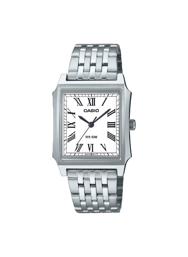 CASIO Standard Analog Classic design Stainless Steel Band Men's Watch MTP-B190D-7B-41 × 31.5 × 8.1 mm