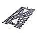 enttgo City Train Track Building Block Accessories Train Track Accessories and Railway Track Expansion are Compatible with All Major Brands Two Way Track Change - Image 4