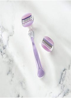 Venus Gillette Venus Comfortglide Breeze Razor With 2 Razor Blade Refills  - Image 5