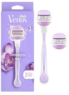 Venus Gillette Venus Comfortglide Breeze Razor With 2 Razor Blade Refills  - Image 1