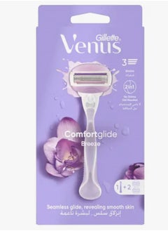Venus Gillette Venus Comfortglide Breeze Razor With 2 Razor Blade Refills  - Image 2