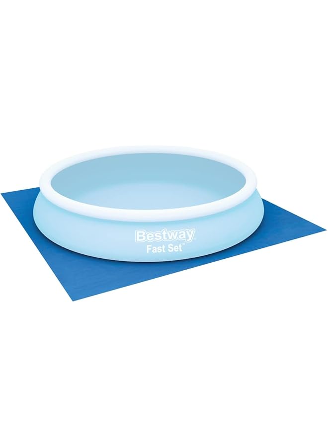 Bestway Flowclear 396Cm X 396Cm Ground Cloth 26 58002 Blue - Image 1