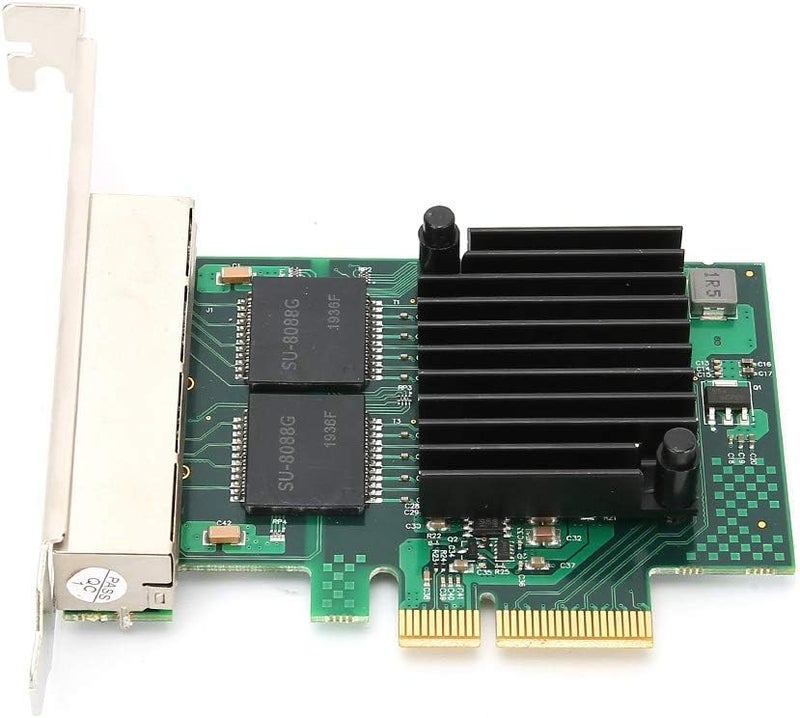 إمكانية الطلب لأي عنوان داخل البلاد بطاقة شبكة جيجابت، PCIE إلى إيثرنت جيجابت 4 منافذ RJ45 1000M مع شريحة I350AM4 تركيب عالمي مرن مواد مختارة للمتانة كل درجة حرارة تجهيز المخزون في المستودعات المركزية - Image 2