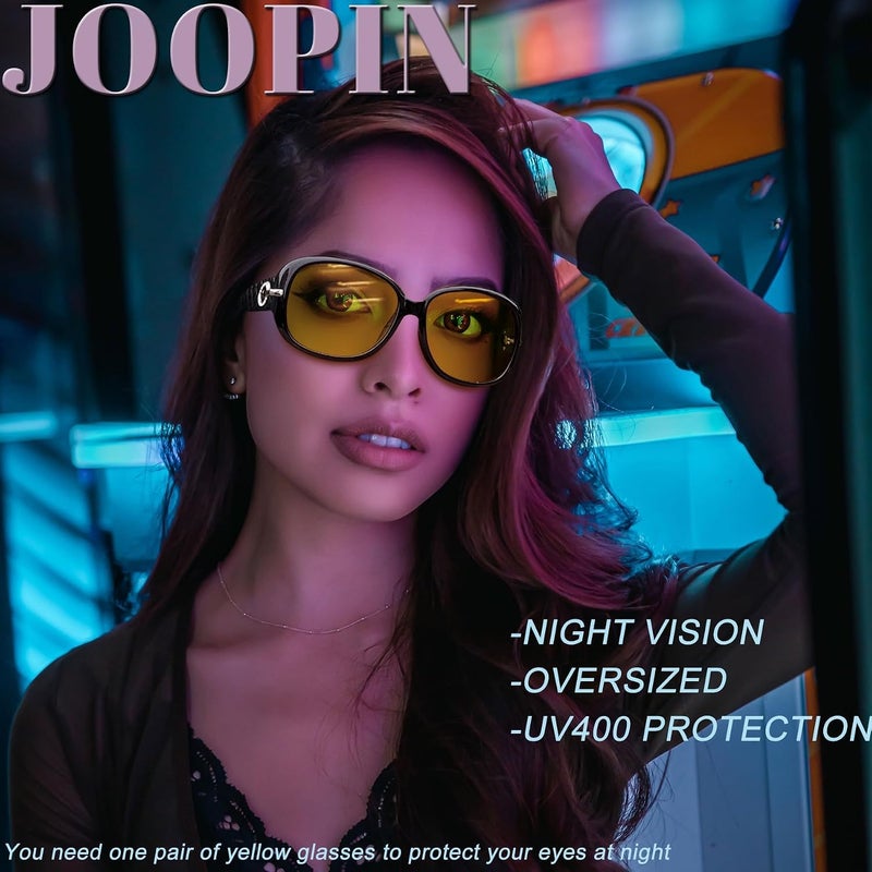 Joopin Sunglasses for Women Polarized UV400 Protection Trendy Oversized Ladies Shades Big Frame Rectangle Sun Glasses Womens - Image 2
