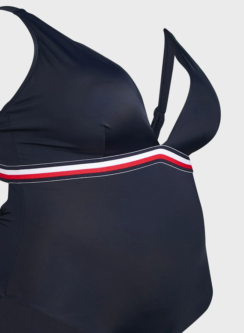 TOMMY HILFIGER High Leg Ribbed Body