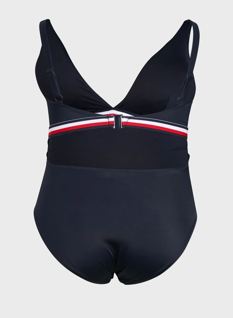 TOMMY HILFIGER High Leg Ribbed Body
