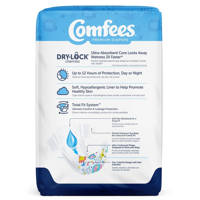 Comfees Baby Baby Diaper Size 7, Over 41 lbs. CMF-7, 20 Ct - Image 3