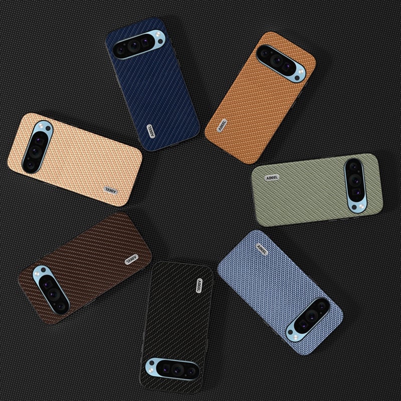 HuHa Protective Cover For Google Pixel 9 ABEEL Carbon Fiber Texture Protective Phone Case(Dark Blue) - Image 3