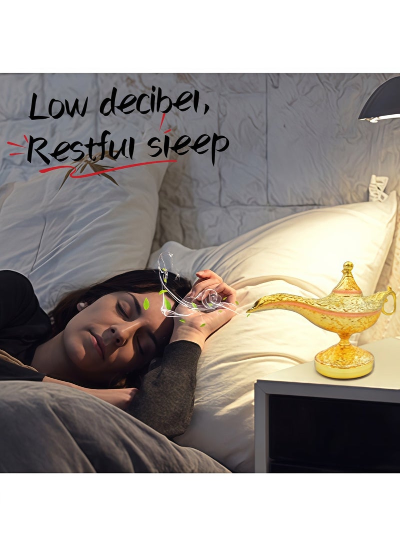 Lurette Aladdin's Lamp Multifunctional Creative Ornament Aroma Humidifier Bluetooth Speaker Night Light - Image 3