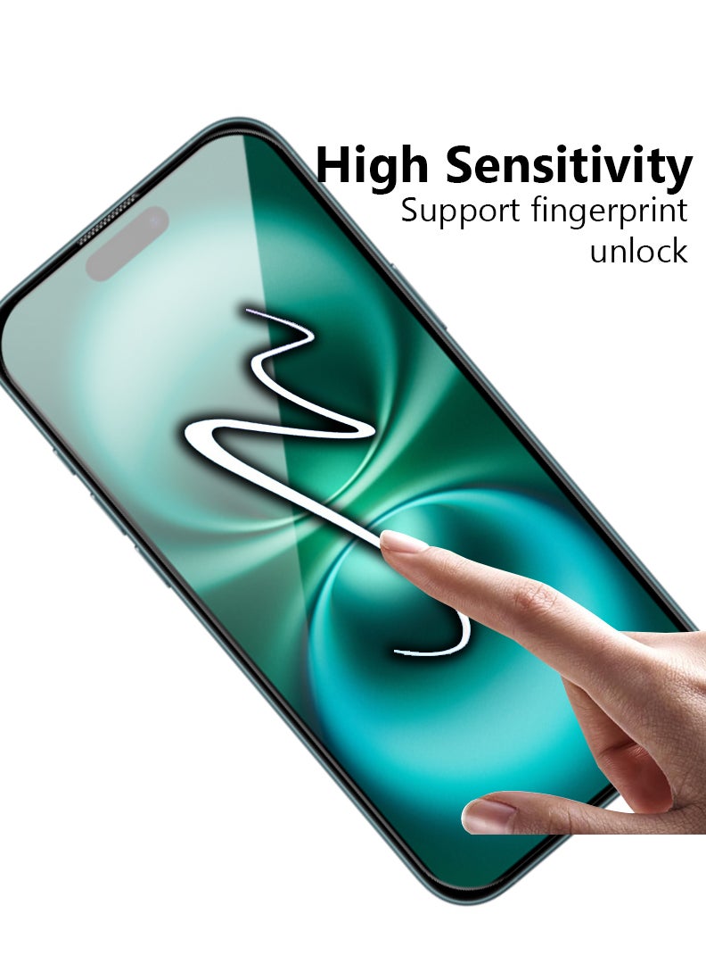 Case Up Screen Protector For Apple iPhone 15 6.1 Inch 9H Hardness Tempered Glass Film, Bubble Free Easy Installation, Full Coverage, Anti Scratch And Touch Sensitive - Image 5
