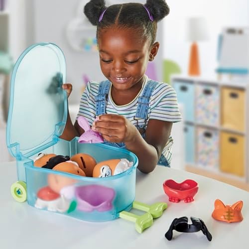 Mr. Potato Head POTATO HEAD Pet-Tato Tots, Pet-Themed Set with 31 Parts and Pieces Plus Rolling Carry Case, Toddler and Preschool Toys for Girls and Boys, Ages 2+(Amazon Exclusive) - Image 3