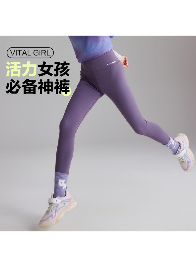 ASK JUNIOR سراويل الفتيات موضة الخريف سراويل القرش سراويل رياضية للأطفال سراويل الجري للأطفال المتوسطة والكبيرة سراويل الدراجات للمراهقين - Image 3