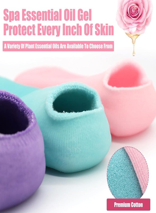 CUBIZ Silicone Socks for Women, Crack Heel Repair Socks, Spa Gel Socks for Women, Silicon Socks, Silicone Socks for Men, Foot Hydration Socks Vitamin (PINK) - Image 4