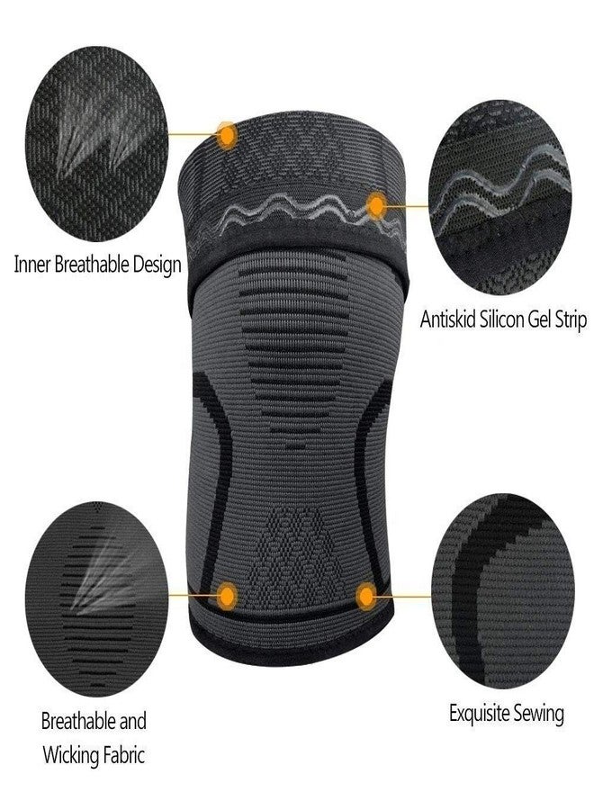 Kobo Nylon Knee Caps For Women&Men Knee Support Knee Cap For Men Knee Pain Knee Support For Women Knee Brace For Knee Pain Relief Products Knee Guard/Knee Pads For Women (Imported) - Image 2