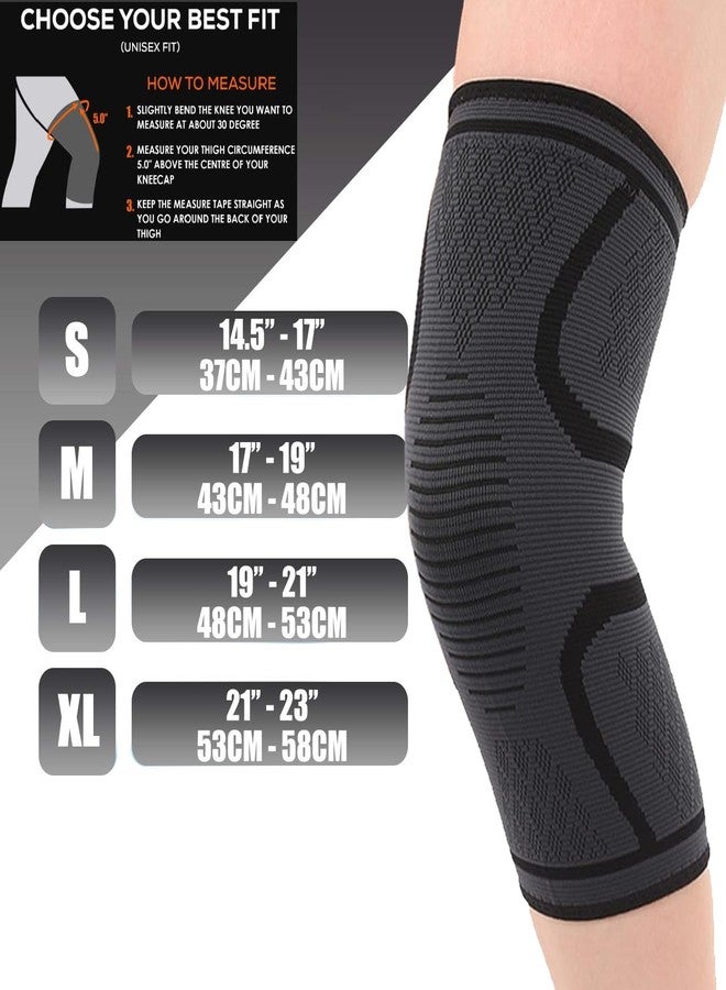 Kobo Nylon Knee Caps For Women&Men Knee Support Knee Cap For Men Knee Pain Knee Support For Women Knee Brace For Knee Pain Relief Products Knee Guard/Knee Pads For Women (Imported) - Image 3