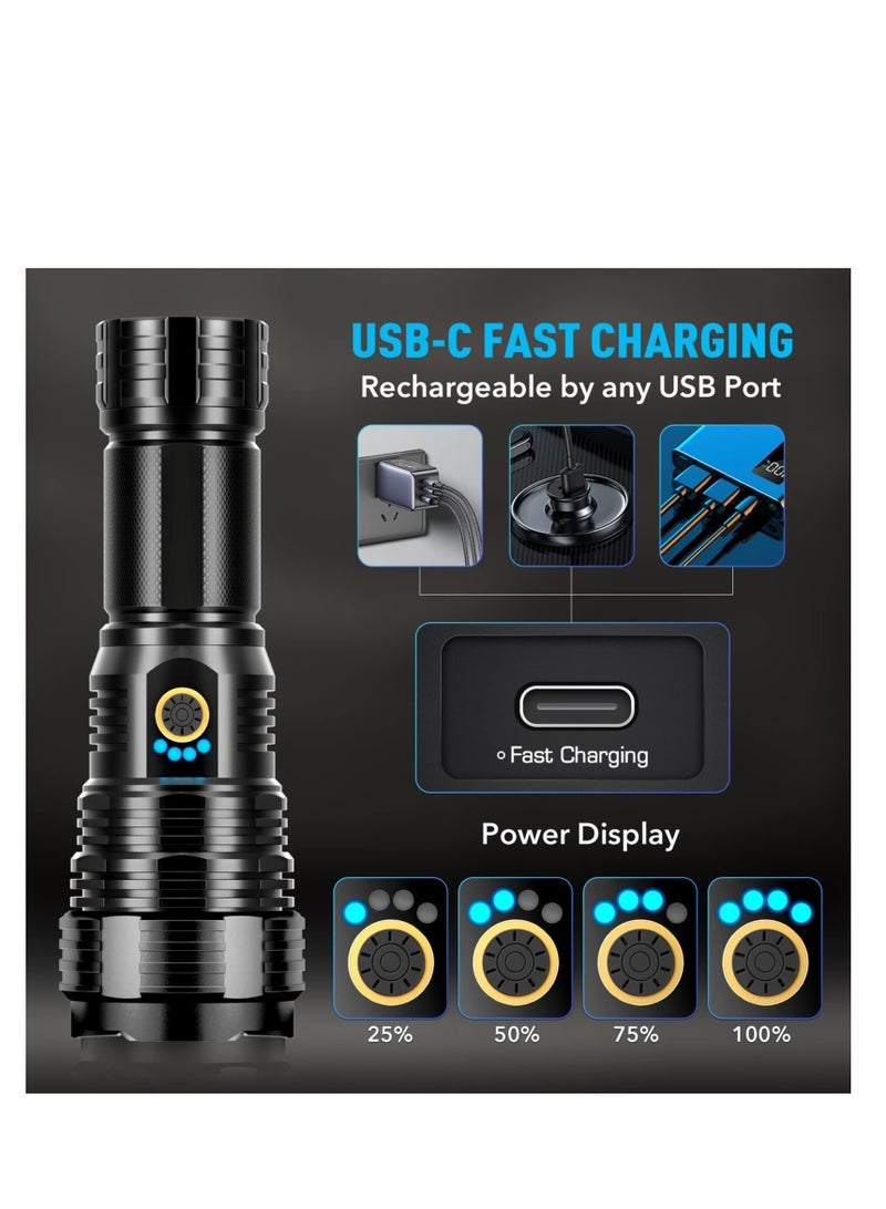 general 90000 Lumen High Power Waterproof Flashlight Lamp Ultra Bright 5 Mode - Image 5