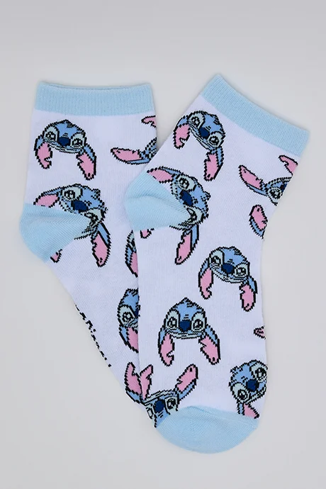 أر أند بي 3 Pack Stitch Print Ankle Socks