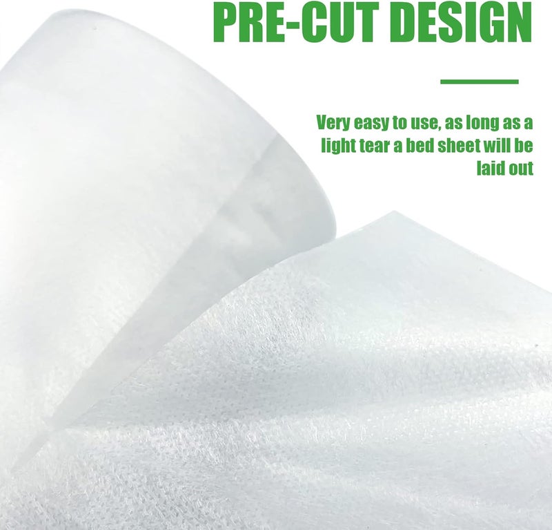 2 Roll Disposable Non-Woven Bed Sheet, 50 Pcs/Roll Massage Table Sheets, 31.5" X 70"Salon Beauty Facial Bed Cover for Massage, Lash, Tattoo Bed, Spa - Image 3
