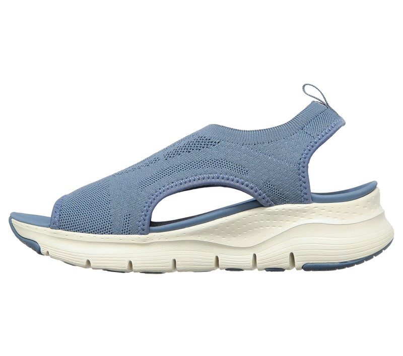 Skechers Women's Arch Fit - City Catch Womens Knit Slip-On Sandals, Slate, 11 - Image 2