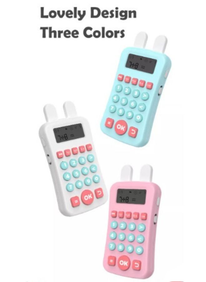 Electronic Children's Arithmetic Learning and Practice Calculator for Kids, Easy Math Learning Smart Calculator Toy  - Image 3