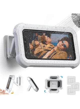 Waterproof Shower Phone Holder with 360° Rotation, Stretchable, Angle Adjustable, Wall Mounted Phone Holder for Bathroom Mirror Bathtub Kitchen, Up to 6.8 Inch - pzsku/ZD7CADD8C2B79BAE43B29Z/45/_/1705991197/4e922816-bead-4797-972d-c63688c076cc