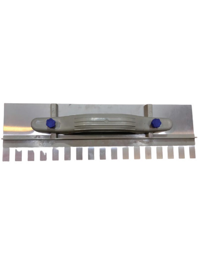 Adjustable Stainless Steel Trowel - 17 Inch, Tile Tool, Flooring Tool, Hand Trowel, Tile Adhesive Trowel - Image 1