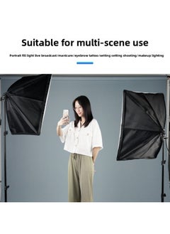 General Remote Control Dimming Small Photography Light Beauty Taobao Live Studio Fill Light Still Life Food Studio Lighting Light-Light Source Color:Floor Lamp Stand 【70-200cm Free Adjustment】】  - Image 4