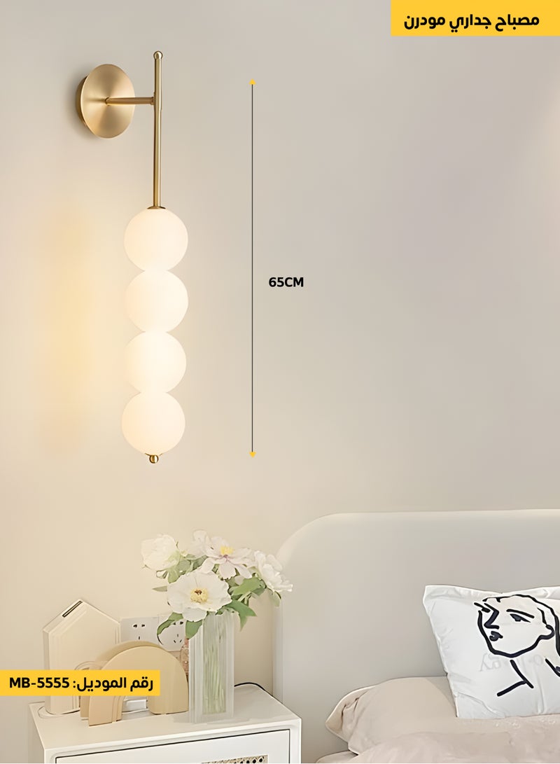 ACCEPT Modern wall lamp with 3 LED lights - Image 1