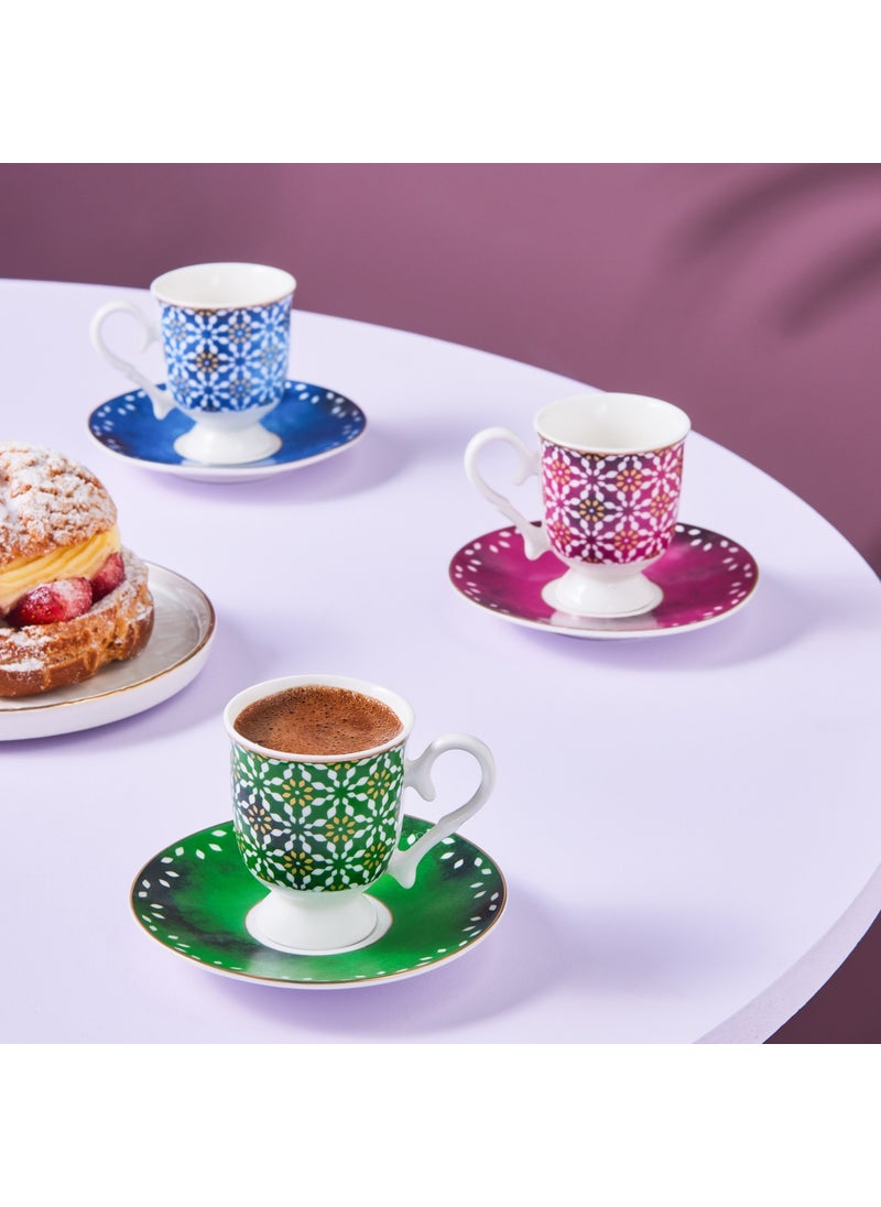 Karaca Ruby Coffee Cup for 6 People 90 ml  - Image 1