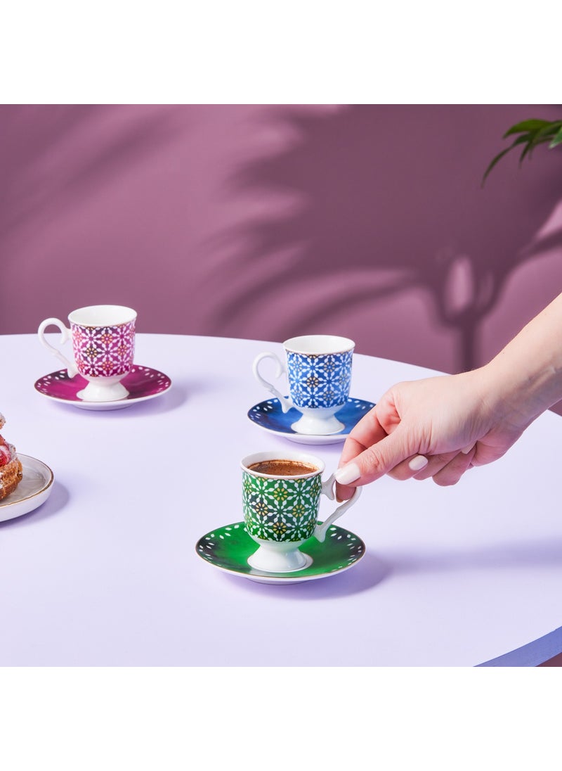 Karaca Ruby Coffee Cup for 6 People 90 ml  - Image 2