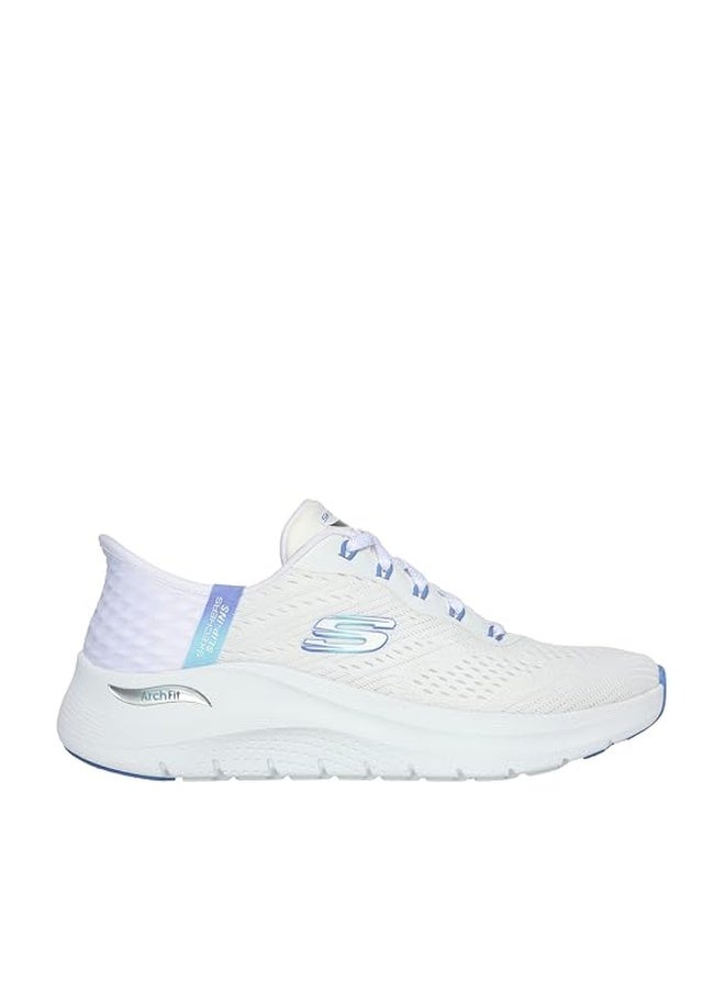 SKECHERS حذاء سليب-إنز بدون استخدام اليدين أرش فيت 2.0 - أنيق سهل WBL, 9.5 - Image 1