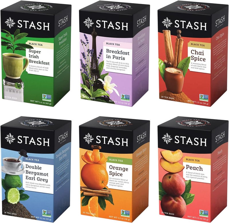 Stash Tea Black Tea Variety Pack Sampler - Image 1