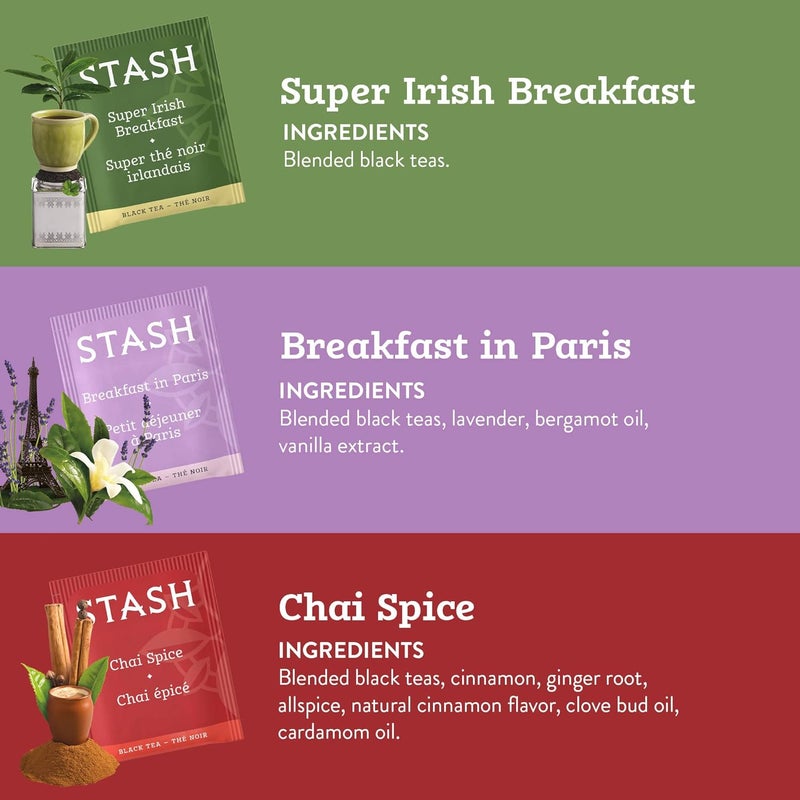 Stash Tea Black Tea Variety Pack Sampler - Image 2