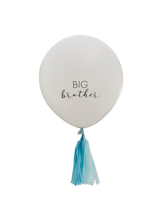 Ginger Ray Big Brother Balloon With Blue Tassels - Image 1