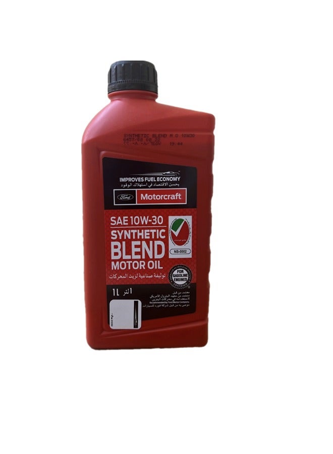 Motorcraft Ford 10w30 semi-synthetic engine oil, 1 liter
