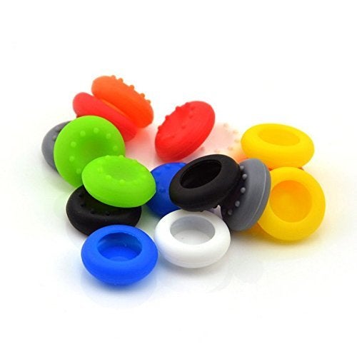 Ambertown 10 x Analog Controller Thumb Stick Grip Thumbstick Joystick Cap Cover for PS4 PS3 for Xbox 360 Xbox One (Grey) - Image 2