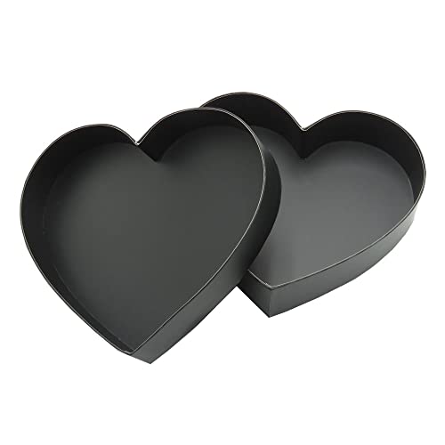 WENPACK صندوق هدايا على شكل قلب فارغ من وينباك - تغليف فراولة (أسود) - Image 5