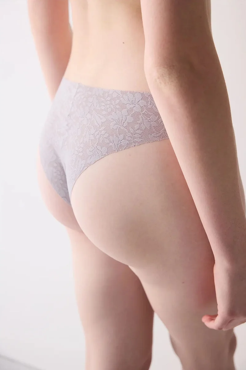 بنتي PENTI Invisible Laser Cut Lacy Lace Brazilian Briefs