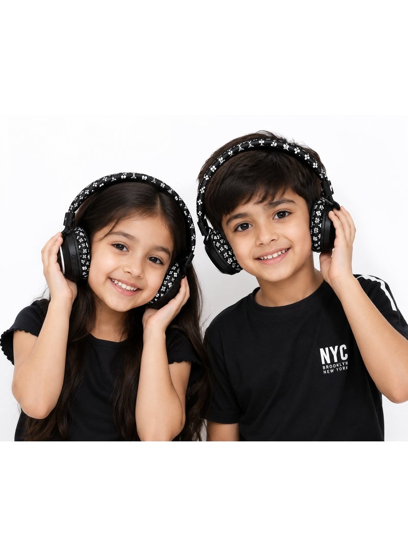 Dreamzon AKZ 601H Wireless Bluetooth Headphones | Foldable Stereo Headset with Built-in Mic | Retro Style Over-Ear Headphones - Image 3