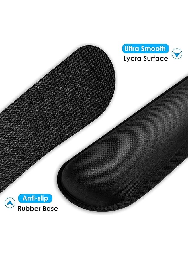 Arabest Wrist Rest Memory Foam Mouse Pad And Keyboard Wrist Rest Support For Office Computer Game Ergonomic Wrist Rest Non Slip For Easy Typing Pain Relief One Size  - Image 3